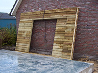 De opbouw van een dubbele garage