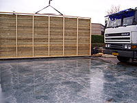 De opbouw van een dubbele garage