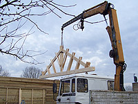 De opbouw van een dubbele garage