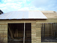 De opbouw van een dubbele garage