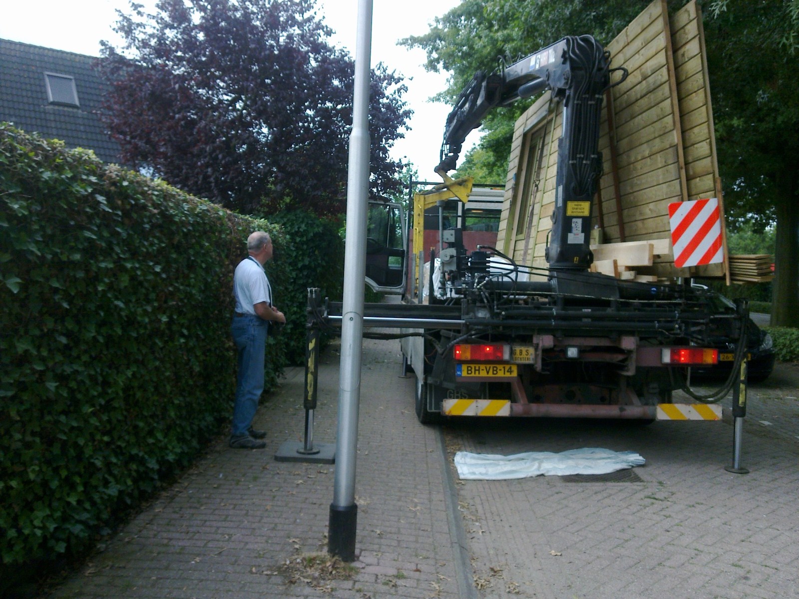 De opbouw van een bijzonder tuinhuis