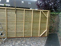 De opbouw van een bijzonder tuinhuis