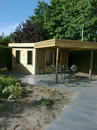 De opbouw van een bijzonder tuinhuis