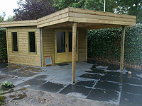 De opbouw van een bijzonder tuinhuis