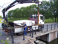 Tuinhuis op kade