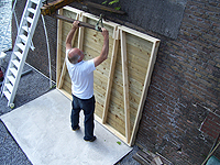 Tuinhuis op kade