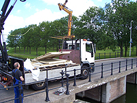 Tuinhuis op kade