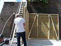 Tuinhuis op kade