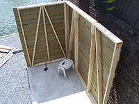Tuinhuis op kade