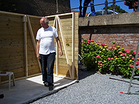 Tuinhuis op kade