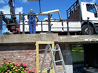 Tuinhuis op kade